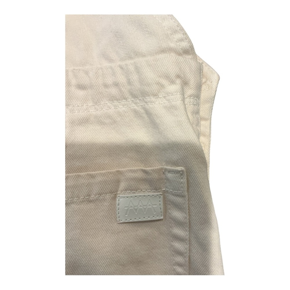 ZEE.GEE.WHY. Beige Cotton Overall Shorts Women’s Size M Frayed Hem Romper - Picture 7 of 8